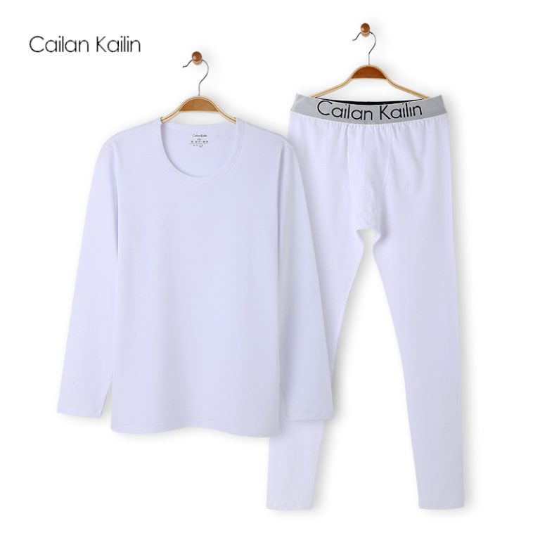 Men's V-Neck Modal Lightweight Thermal Underwear Set