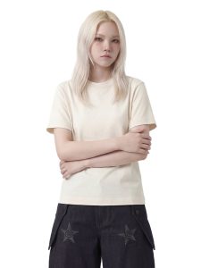 Women's Basic Solid Color Crew Neck Short Sleeve T-Shirt