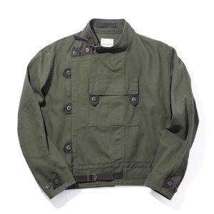 Vintage Washed Heavyweight 100% Cotton Workwear Jacket