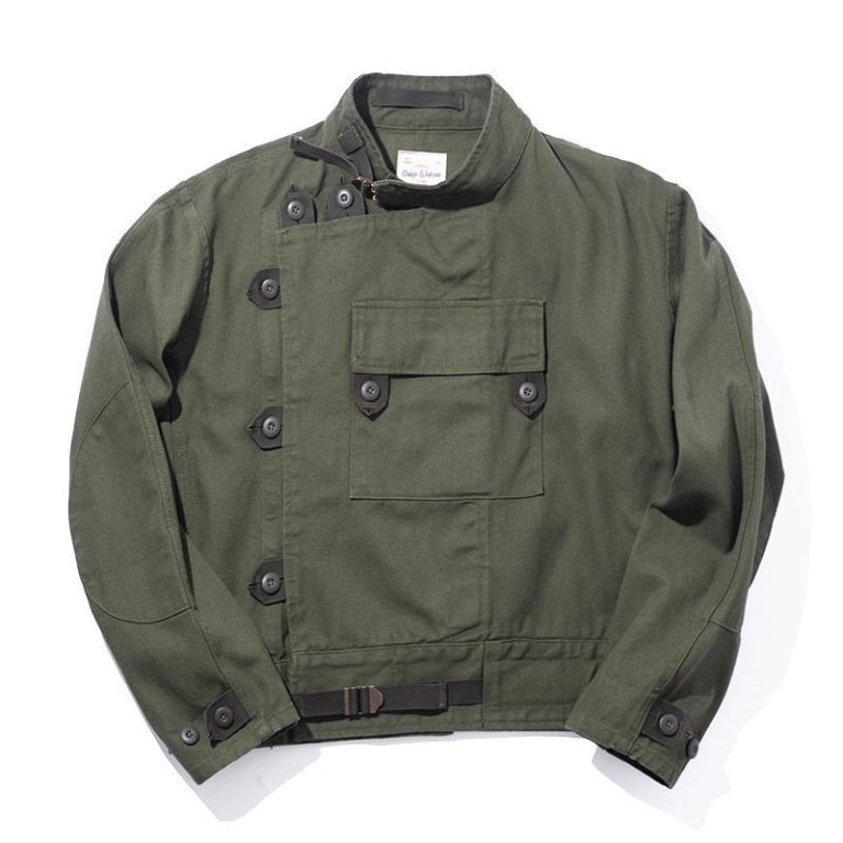 Vintage Washed Heavyweight 100% Cotton Workwear Jacket