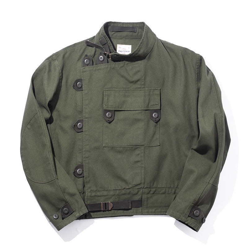 Vintage Washed Heavyweight 100% Cotton Workwear Jacket